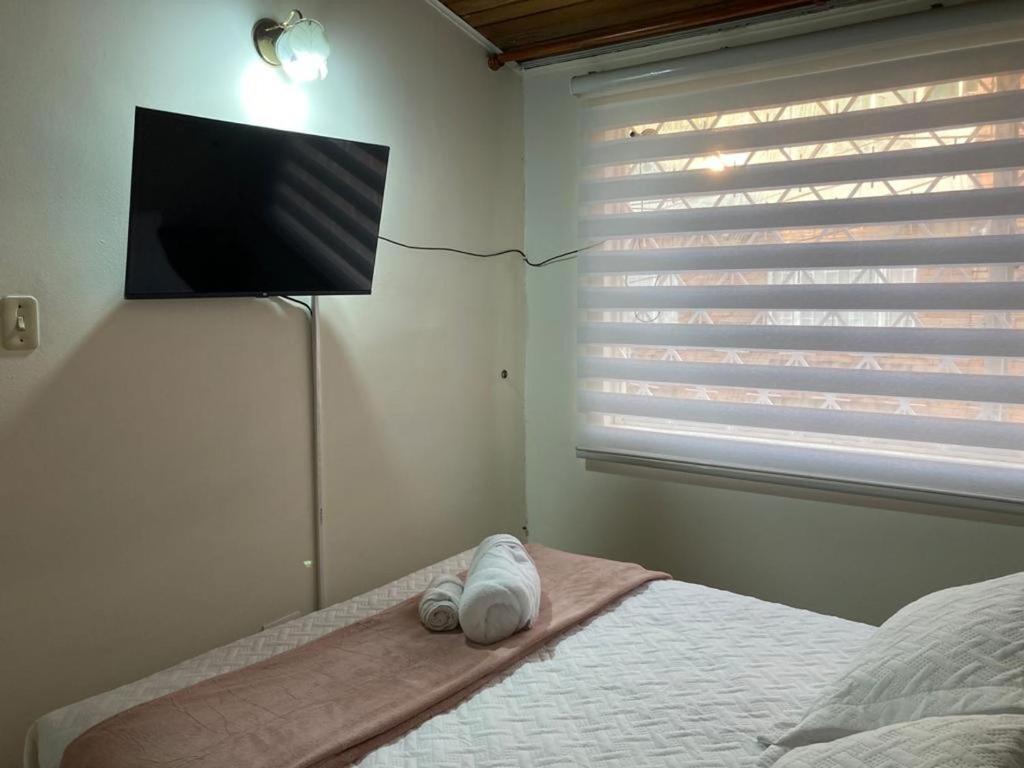 Postel nebo postele na pokoji v ubytování Como en casa