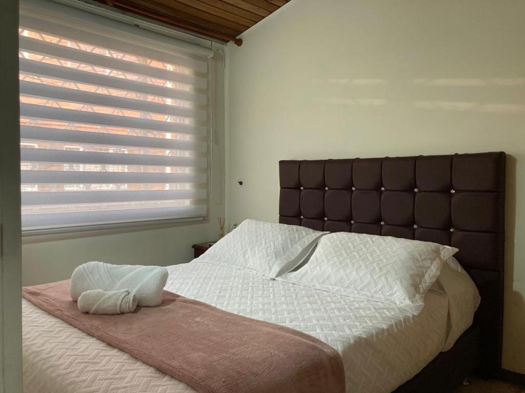 Postel nebo postele na pokoji v ubytování Como en casa