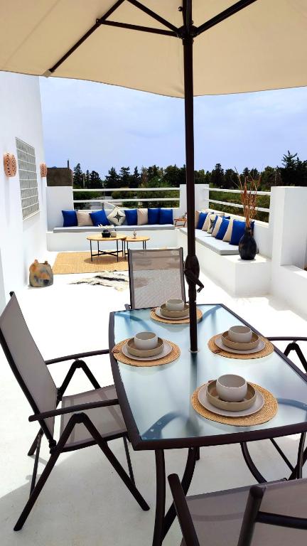 Posezení v ubytování Villa Pupputia Hammamet M'rezga beach
