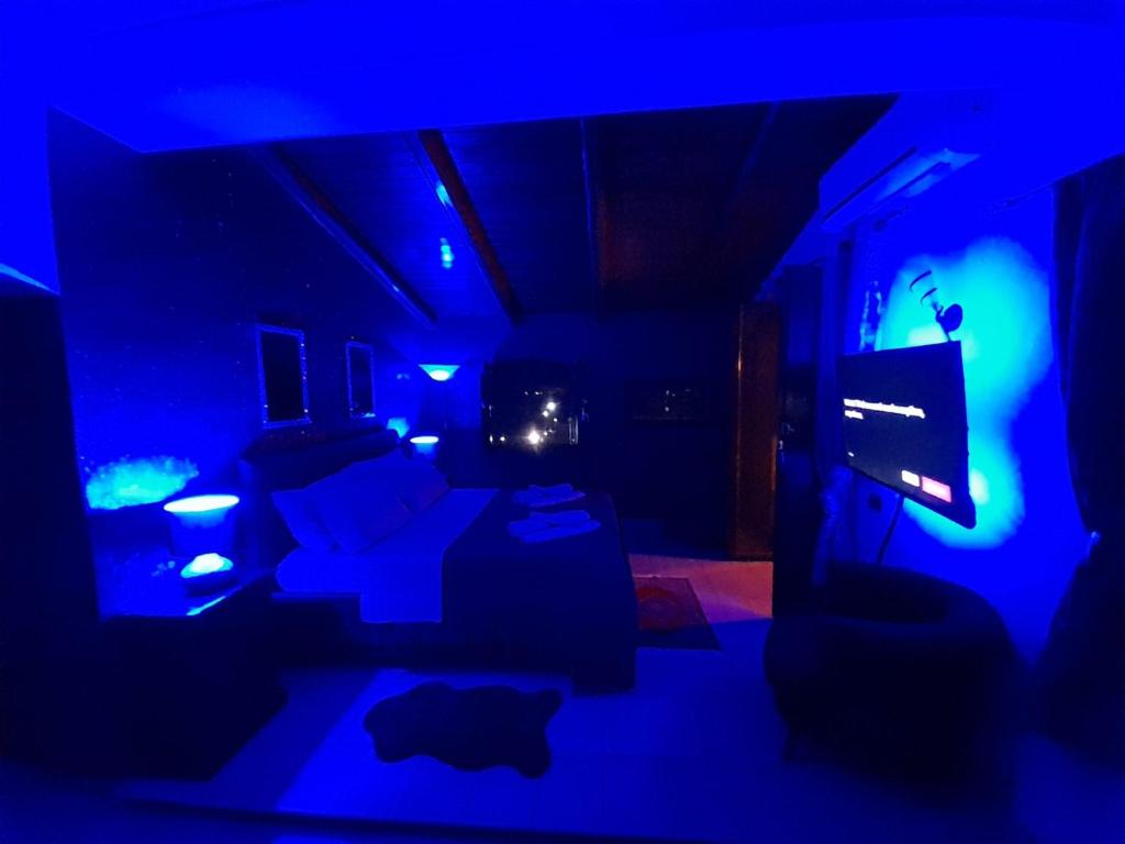 Postel nebo postele na pokoji v ubytování Luxury b&b Le Rocce