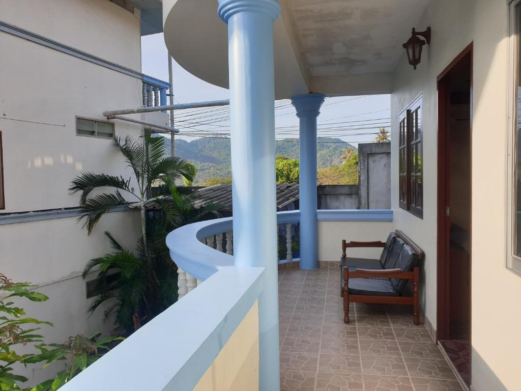 Balkón nebo terasa v ubytování Tommy Resort Koh Tao