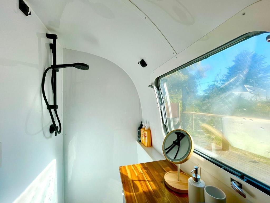 Koupelna v ubytování Frankie the Silver Bullet Airstream