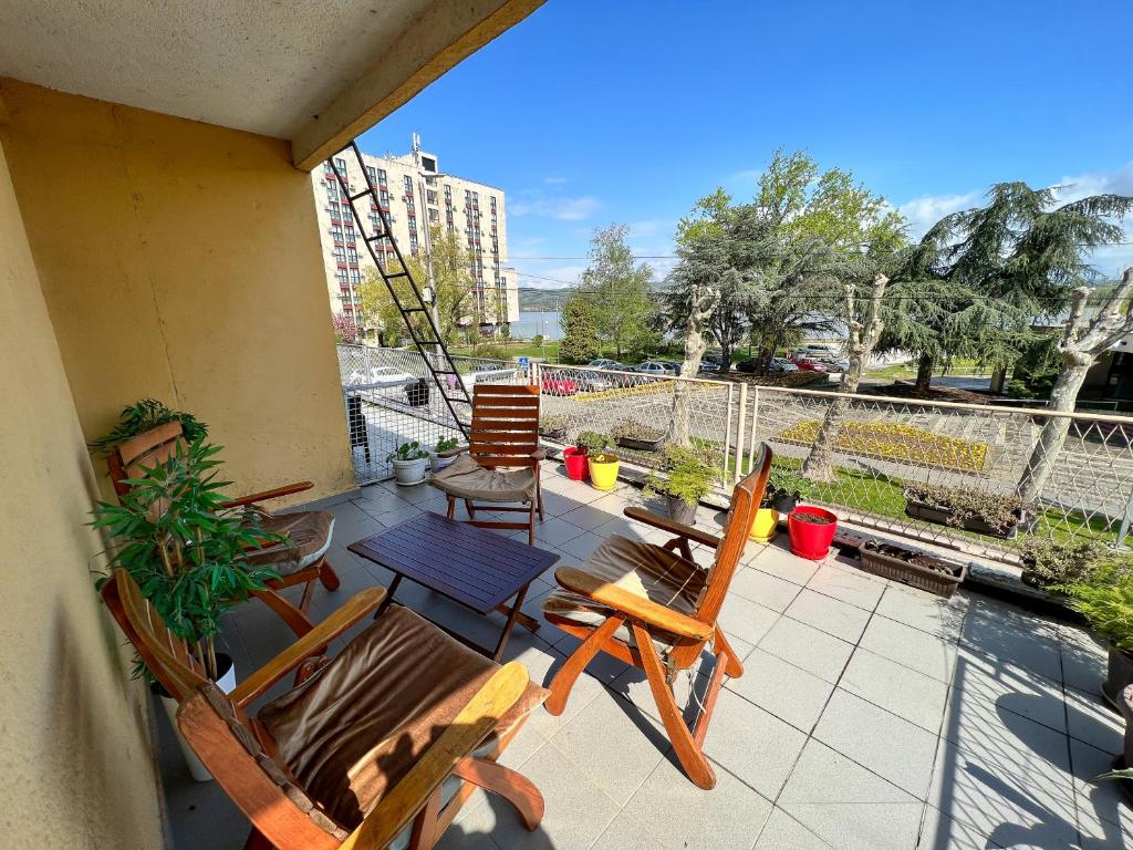 Balkón nebo terasa v ubytování Apartman Aleksandar