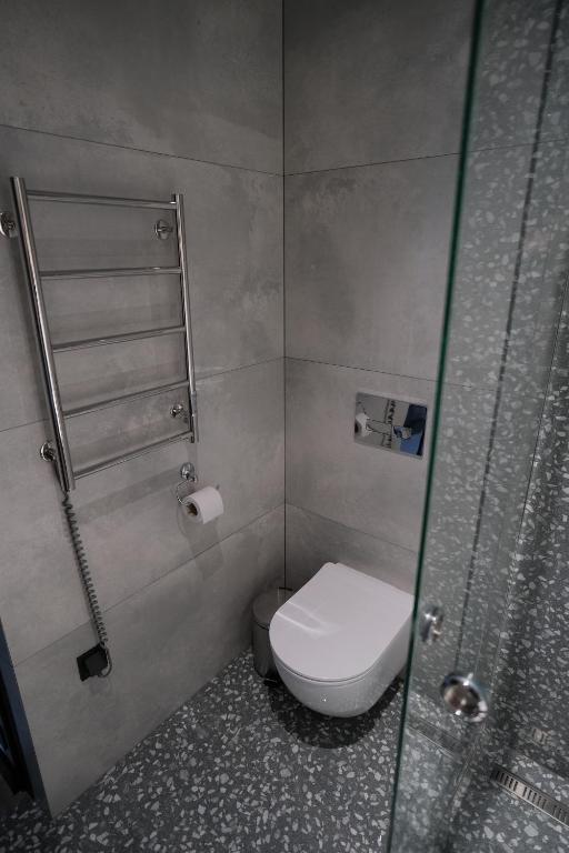 Koupelna v ubytování Vip Avtim hotel
