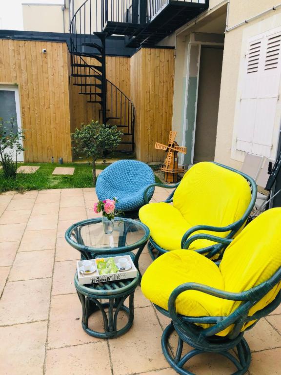 Balkón alebo terasa v ubytovaní Saint dénis Appartement 1