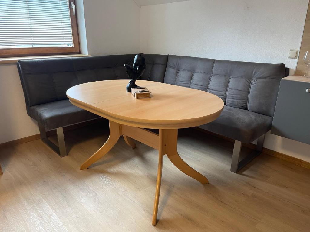 Posezení v ubytování Haus zum Glück