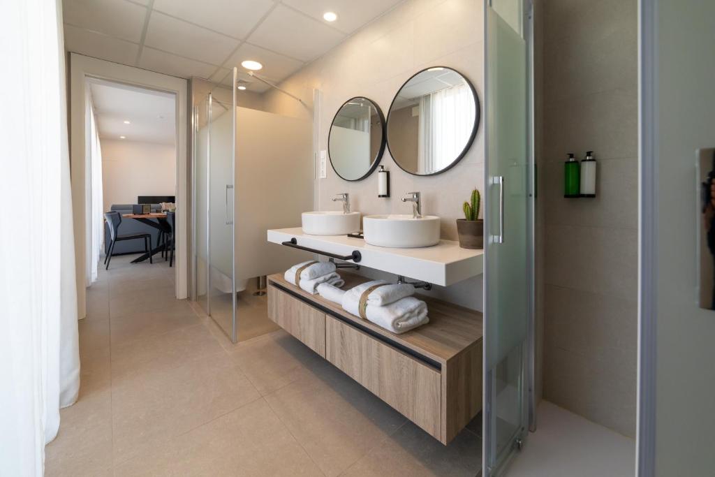 Koupelna v ubytování Alidreams Lola Center Apartamentos
