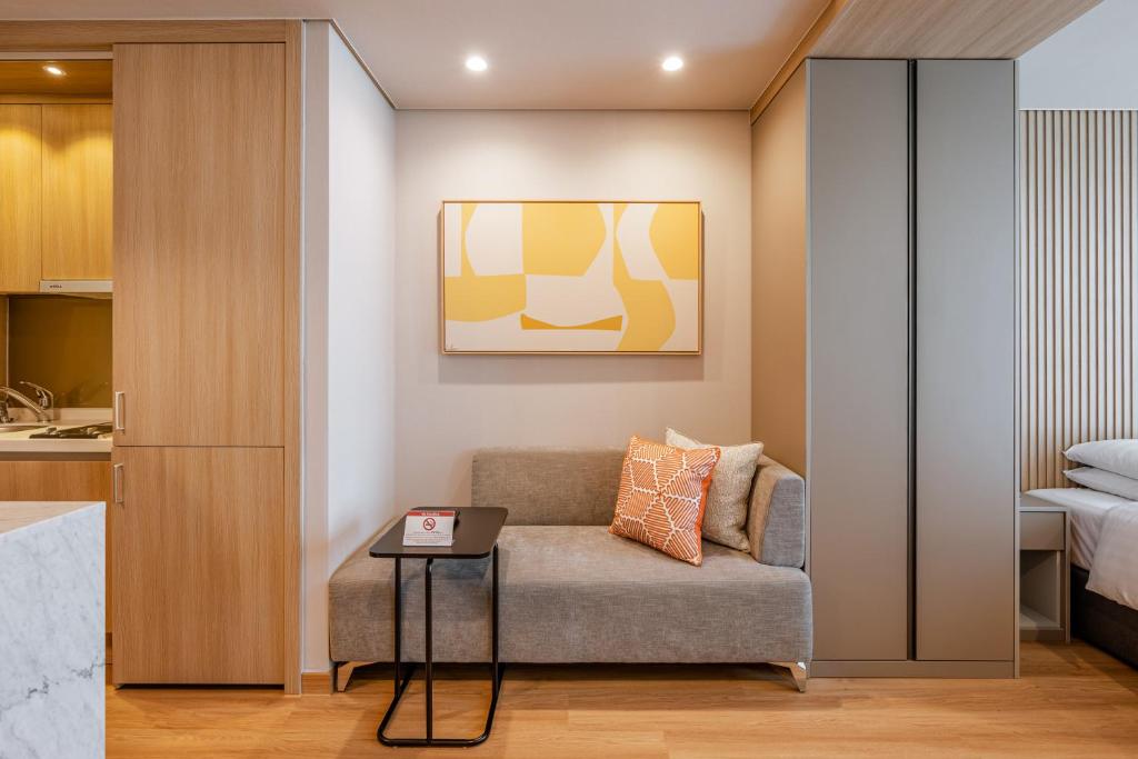 Posezení v ubytování Haeundae Centum Hotel