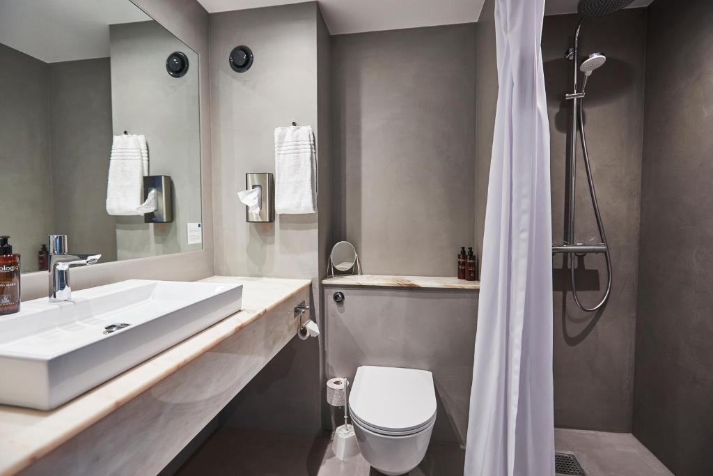 Koupelna v ubytování Nyborg Strand Hotel & Konference