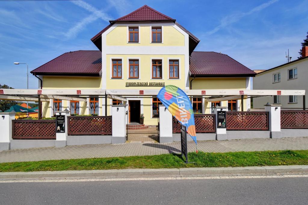 Budova, kde se penzion nachází