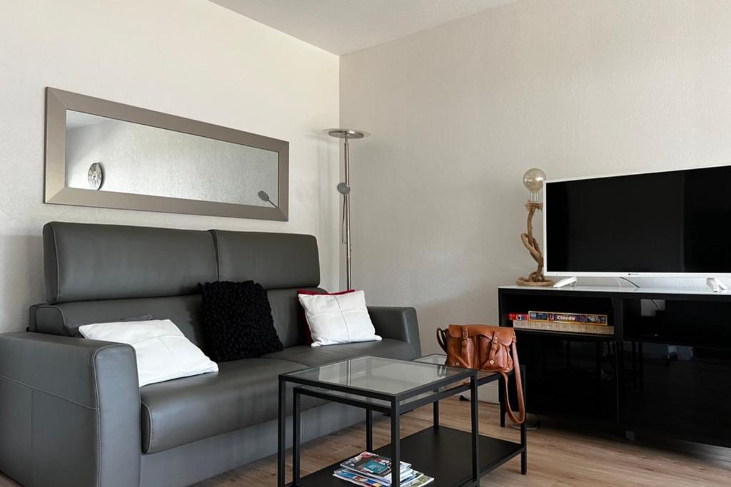 TV a/nebo společenská místnost v ubytování Apartment near the city center