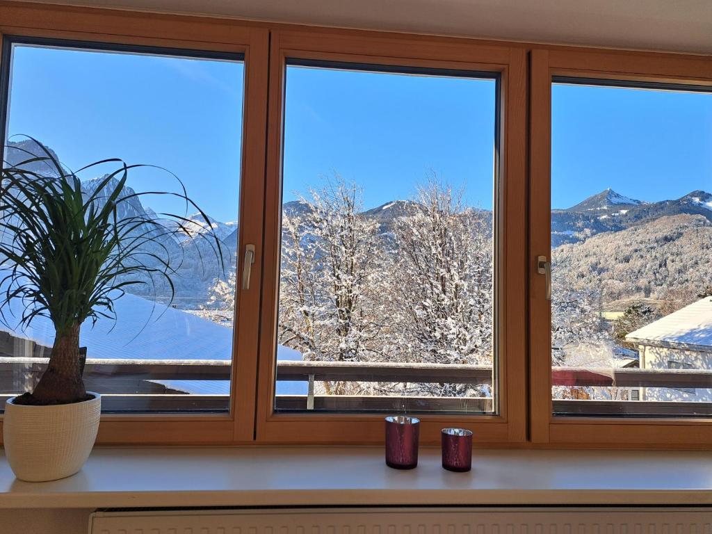 Nespecifikovaný výhled na hory nebo výhled na hory při pohledu z apartmánu