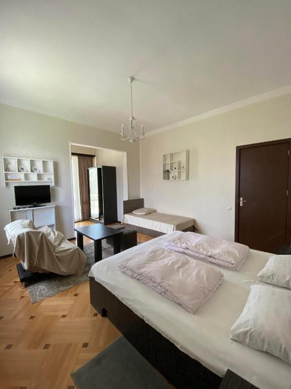 Postel nebo postele na pokoji v ubytování Neli & Zaal Guest House