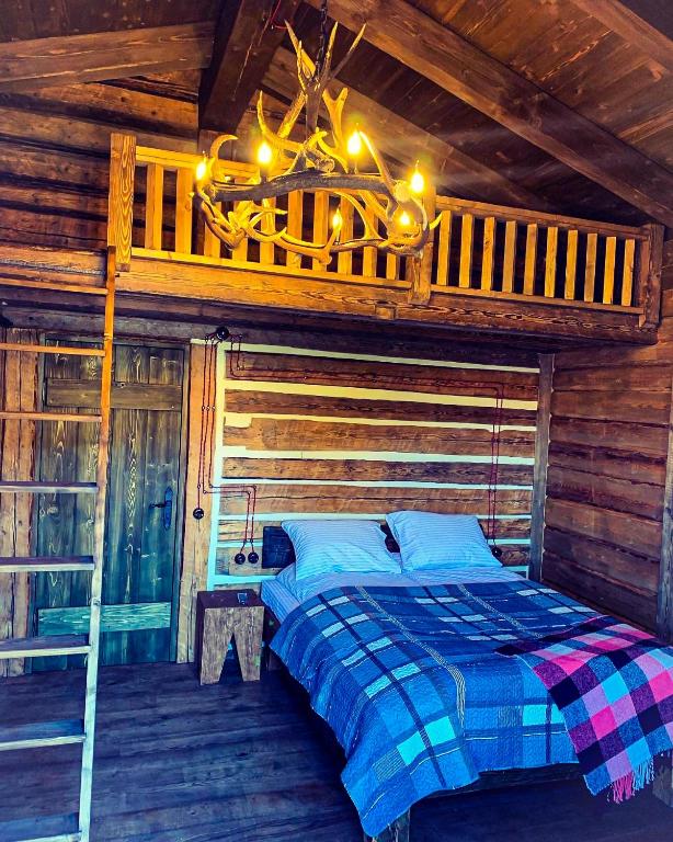 Letto o letti in una camera di Chalet Laitner