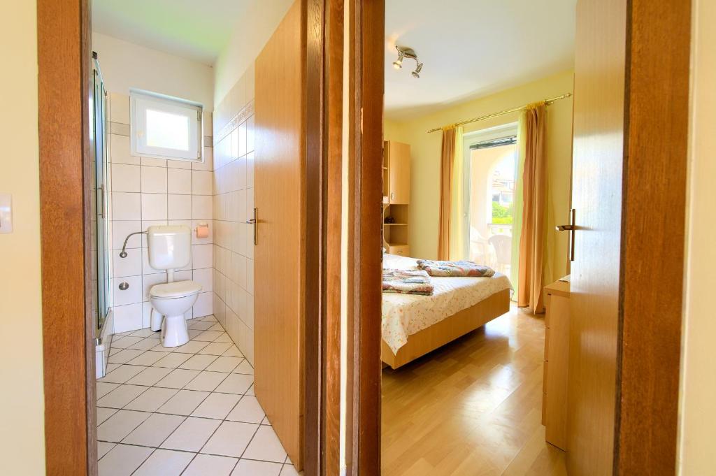Koupelna v ubytování Apartment Henrik