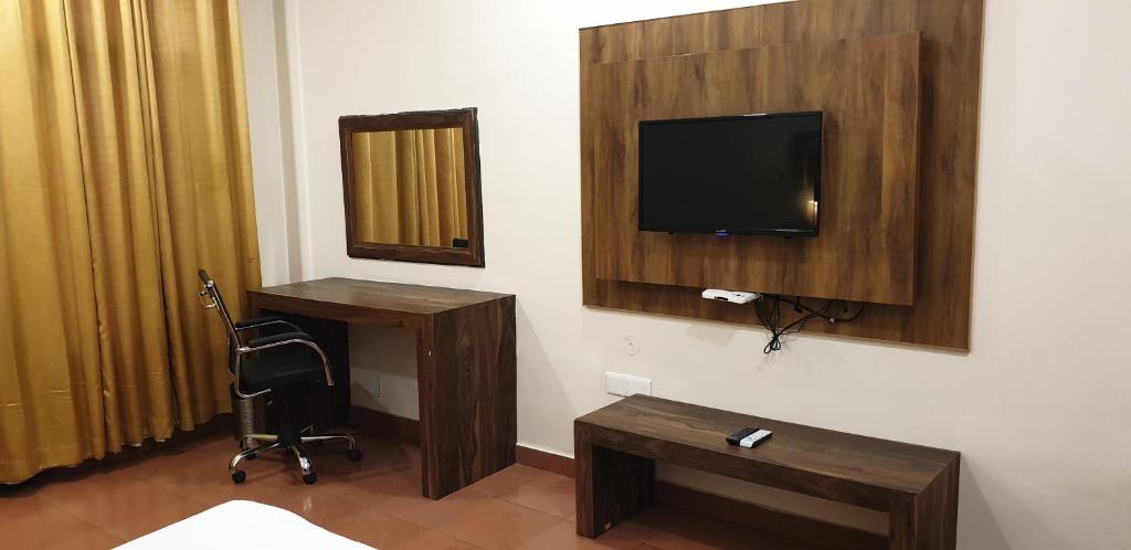 TV a/nebo společenská místnost v ubytování Hotel Pong View