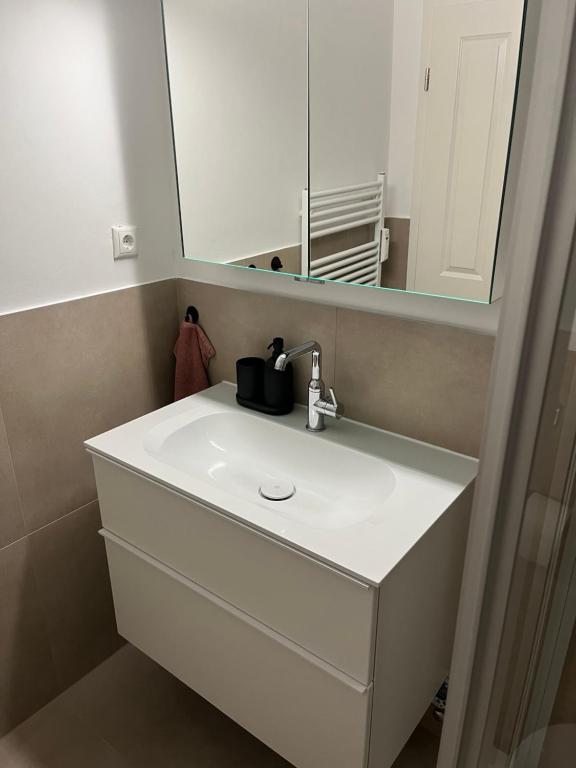 Koupelna v ubytování Haus Titania Wohnung Meerblick