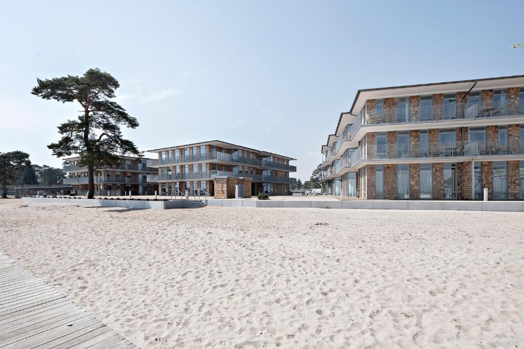 Budova, kde se aparthotel nachází