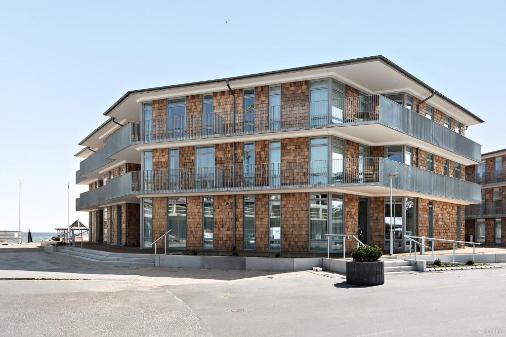 Budova, kde se aparthotel nachází