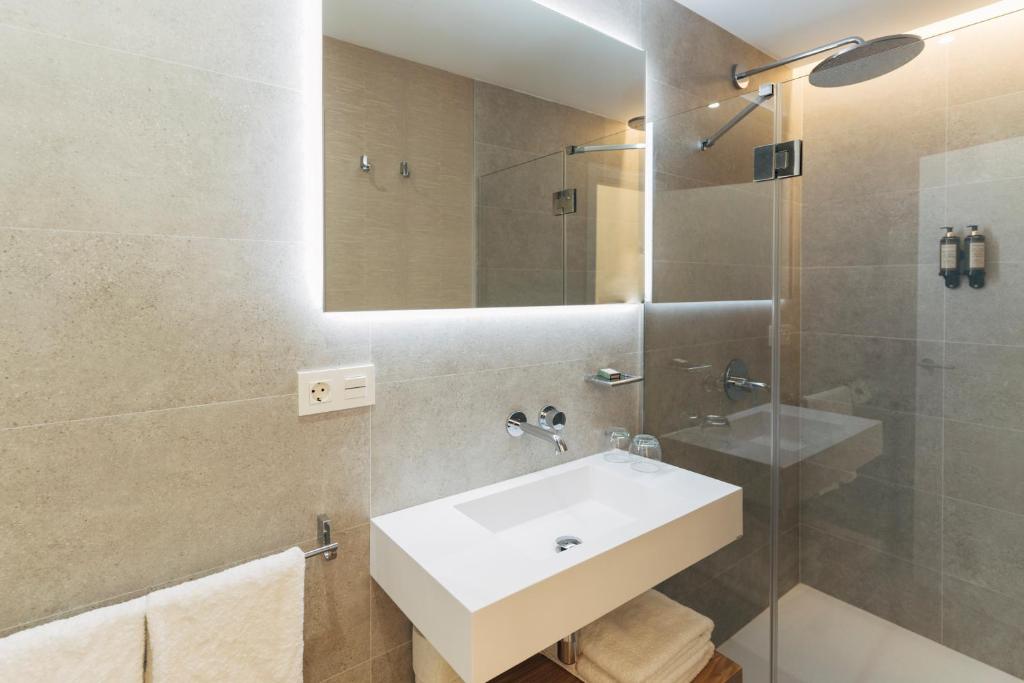 Koupelna v ubytování Galmen Suites