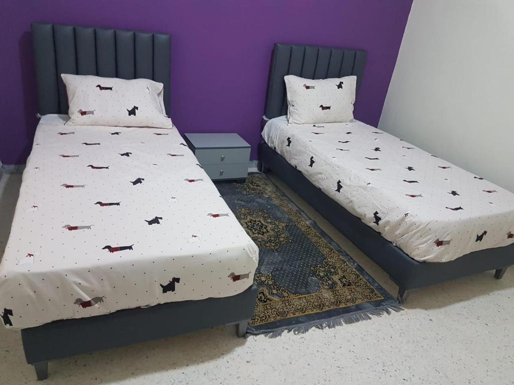 Postel nebo postele na pokoji v ubytování Djerba La Douce