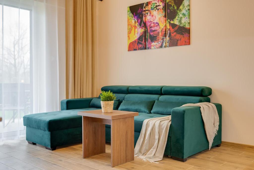O zonă de relaxare la Apartament Laguna Beskidów 26 nad Jeziorem Żywieckim z sauną i siłownią - Dream Apart