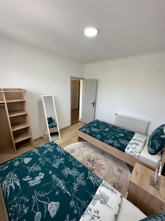Posteľ alebo postele v izbe v ubytovaní Gîte d'Esila