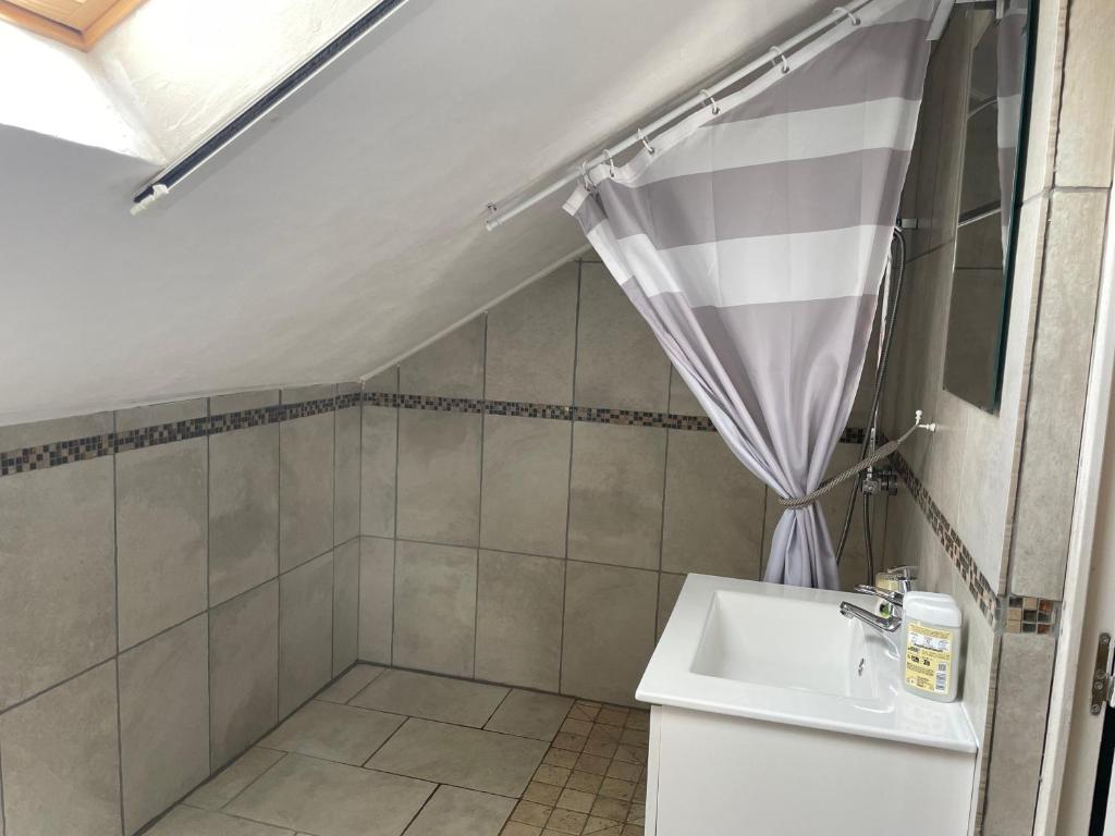 Kúpeľňa v ubytovaní Chambres d'Hôtes de la forge