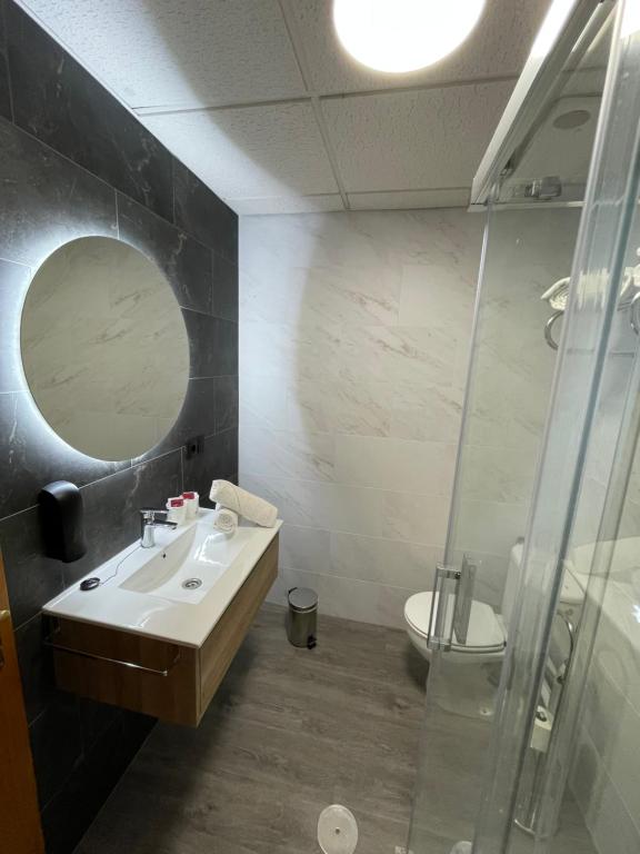 Kúpeľňa v ubytovaní Hostal Calderón de la Barca