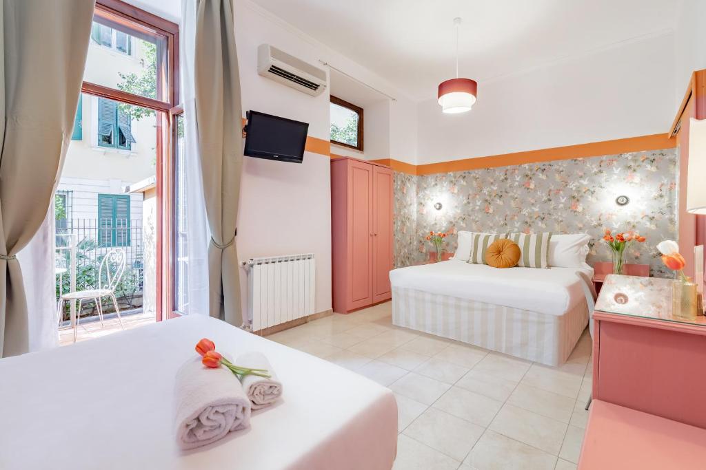 Postel nebo postele na pokoji v ubytování Hotel Espana - Gruppo BLAM HOTELS