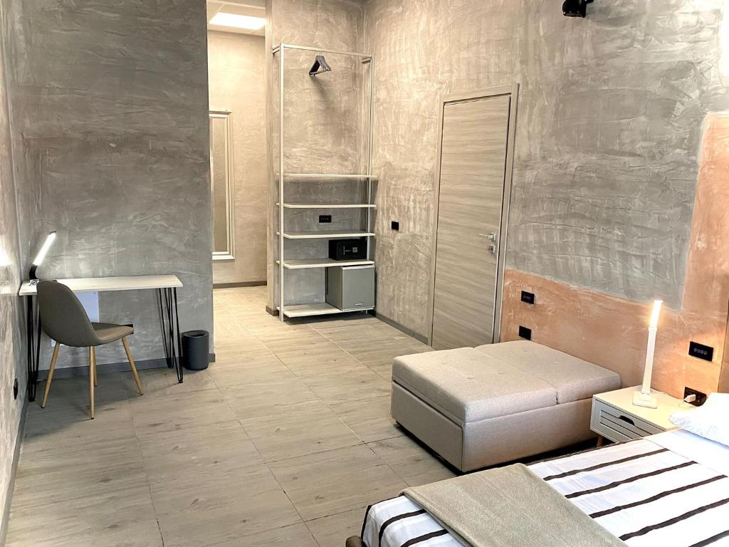 Kuchyň nebo kuchyňský kout v ubytování HOTEL TECH