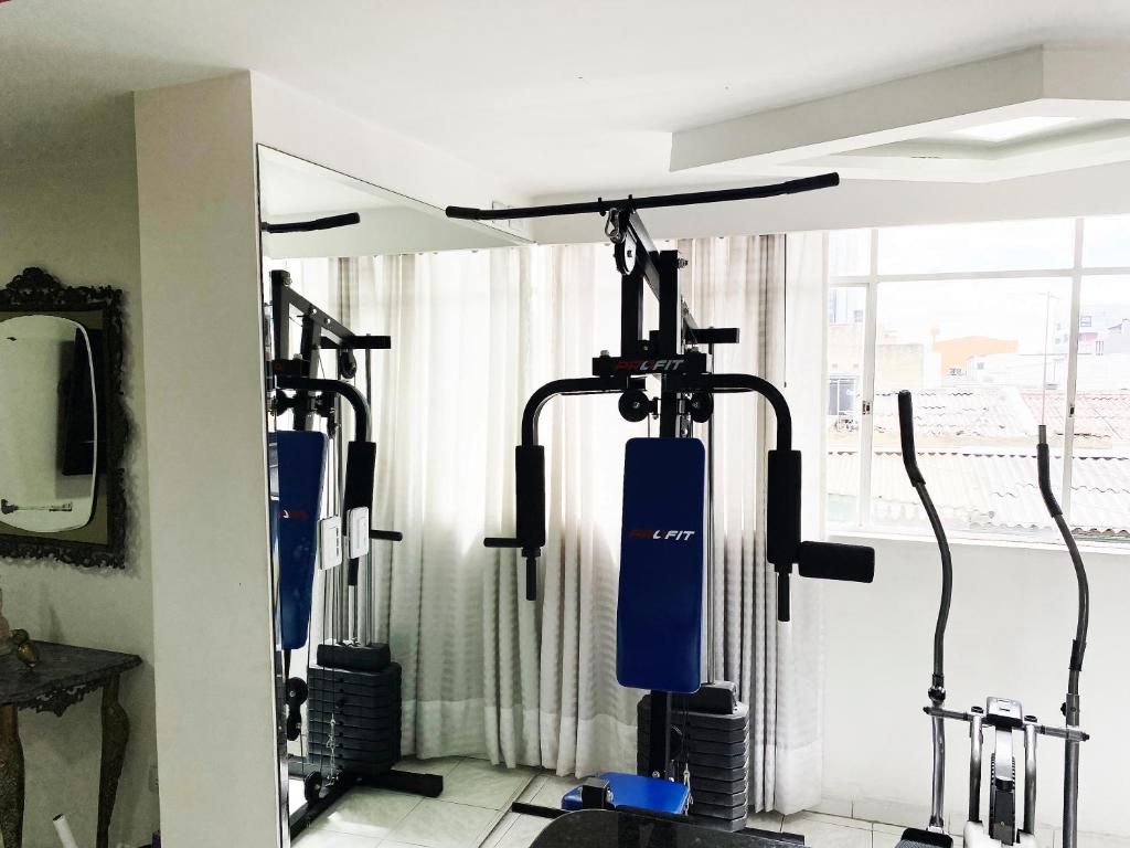 Fitness centrum a/nebo fitness zařízení v ubytování The best location in Bogota