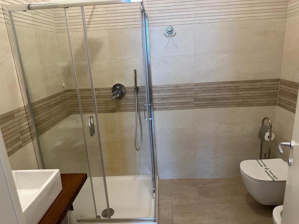 Koupelna v ubytování Hotel Il Duca barbablu