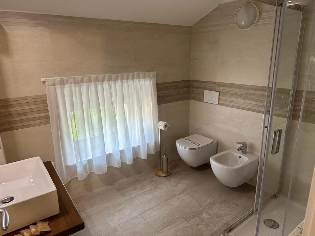 Koupelna v ubytování Hotel Il Duca barbablu
