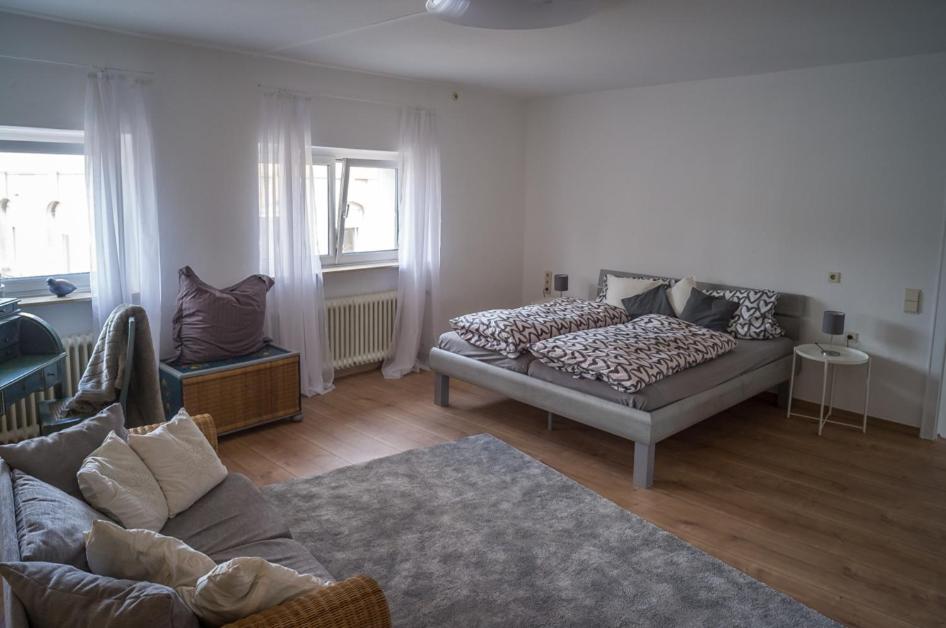 Postel nebo postele na pokoji v ubytování Ferienwohnung Backes