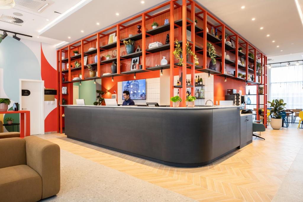 Posezení v ubytování B&B HOTEL Mechelen