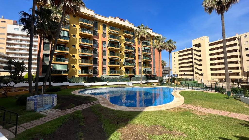 The swimming pool at or close to Primera línea playa , Front line beach