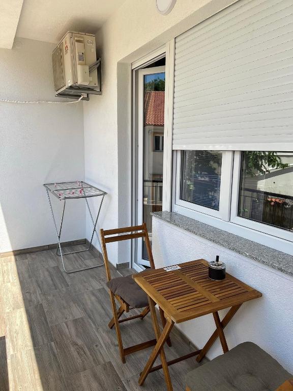 Balkón nebo terasa v ubytování Apartments Graz