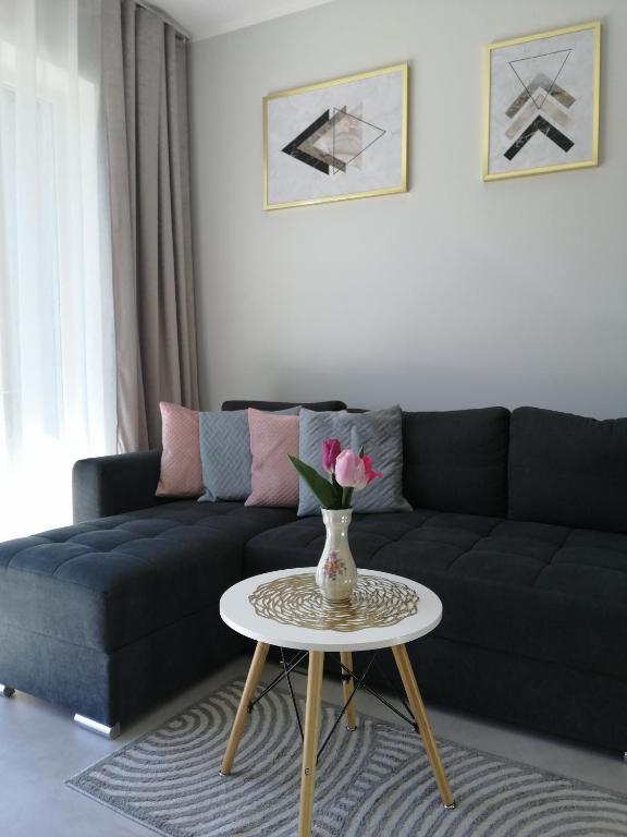 Posezení v ubytování Apartament Zielone Wzgórze 2
