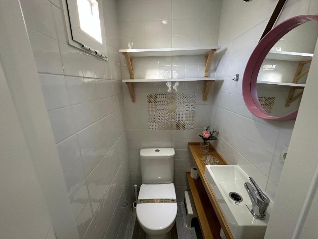 Kúpeľňa v ubytovaní Apartamento con jardín privado