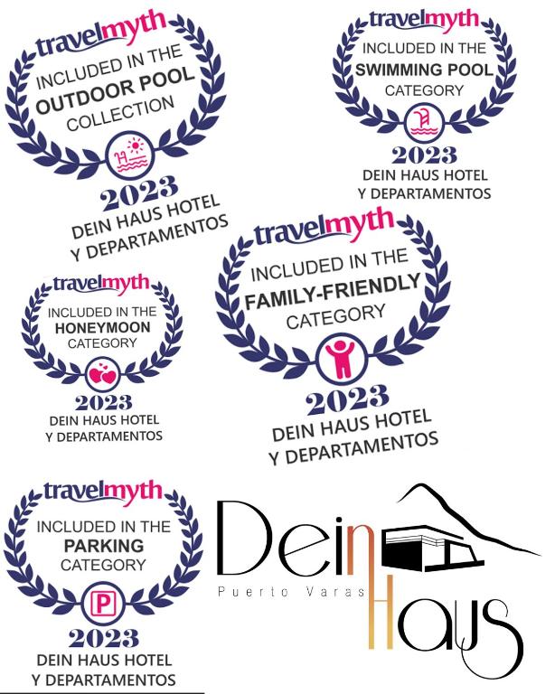 Certifikát, hodnocení, plakát nebo jiný dokument vystavený v ubytování Dein Haus Hotel y Departamentos