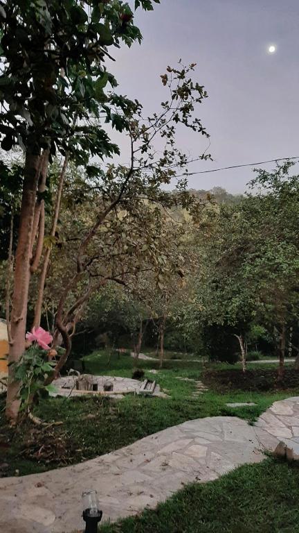Zahrada ubytování Rancho Ecologico Oasis de Luz