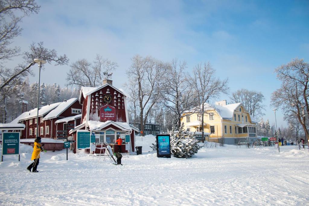 Villa Omena at MESSILA ski & camping зимой