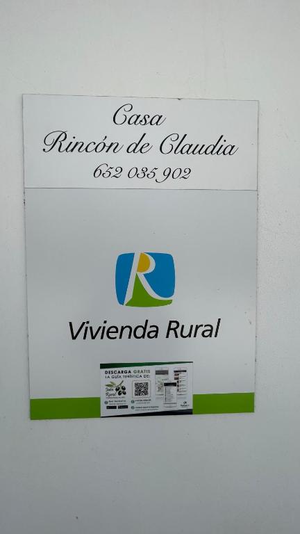 Certifikát, hodnocení, plakát nebo jiný dokument vystavený v ubytování Casa Rincón de Claudia