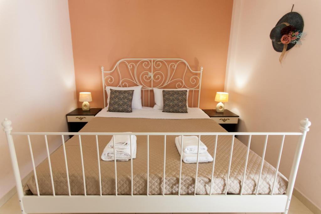 Postel nebo postele na pokoji v ubytování Hotel Thetis