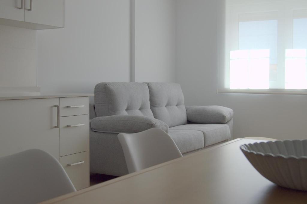 Posezení v ubytování Apartamentos Son do Faro Fisterra