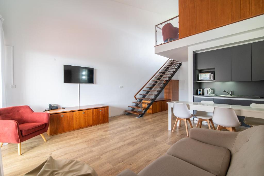 Kuchyň nebo kuchyňský kout v ubytování ANC Resort