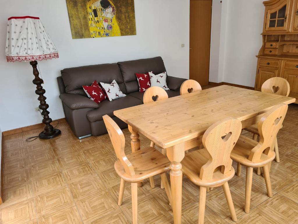 Posezení v ubytování Appartamenti Mulàr