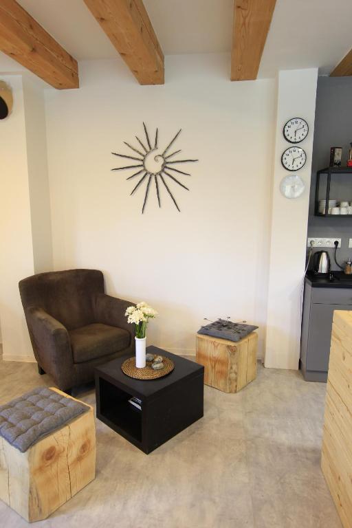 Posezení v ubytování Apartmány Na Smrčku