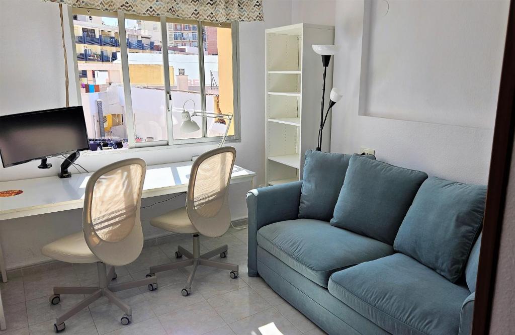 Posezení v ubytování Sunny Stay Apartamento